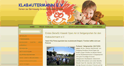 Desktop Screenshot of klabautermann-ev.de