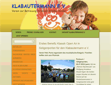 Tablet Screenshot of klabautermann-ev.de